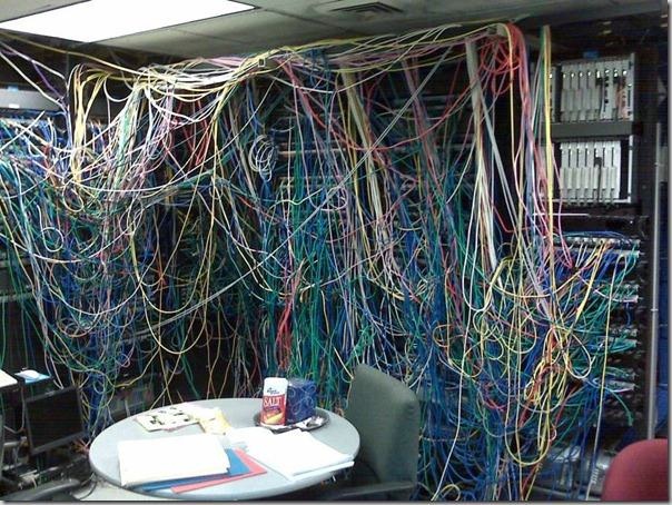 Server Room with Mess